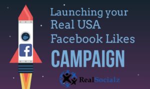 USA targeted Facebook likes campaign